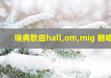 瑞典歌曲hall,om,mig 翻唱